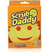 Scrub Daddy Flex Texture Cleaning Sponge, Original Yellow