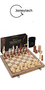 wooden chess set