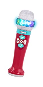 toy microphone, kids microphone, mic, music, musical, songs, lights, sounds, features, play, kids 