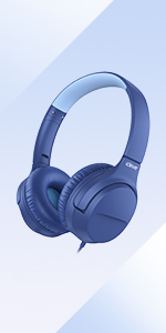 iClever HS23 Kids Headphone with Microphone Blue