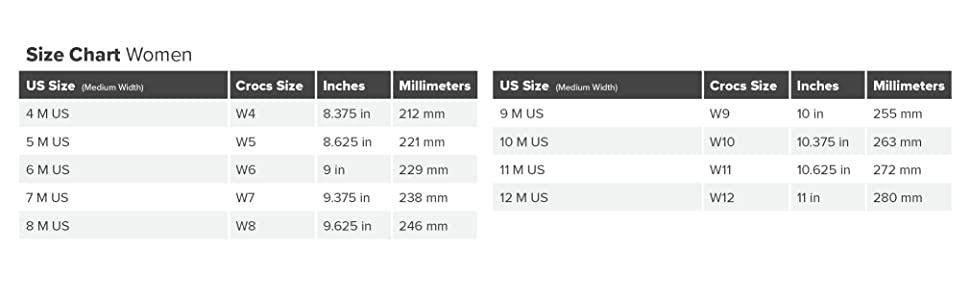 size chart fit guide