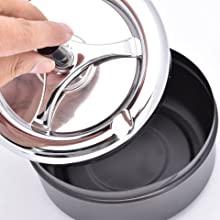 Durable Metal Ashtray 