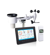 ECOWITT HP2551 Wi-Fi Weather Station with 7'' Large TFT Colored Display Console