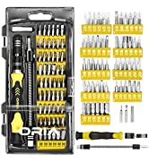 Screwdriver Set, Magnetic Driver Kit, Professional Repair Tool Kit, 60 in 1 with 56 Bits Precisio...