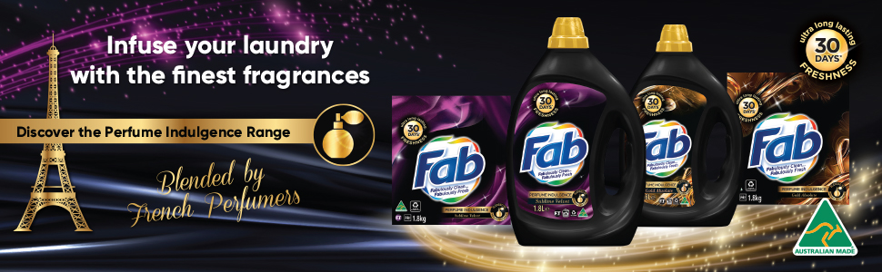 Fab,Fragrance detergent,long lasting,30days,Freshness,laundry,perfume indulgence,finest fragrances