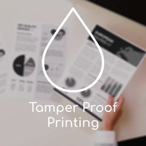 Tamper proof Printing