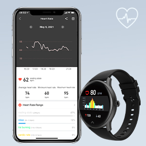 Smartwatch with Heart Rate