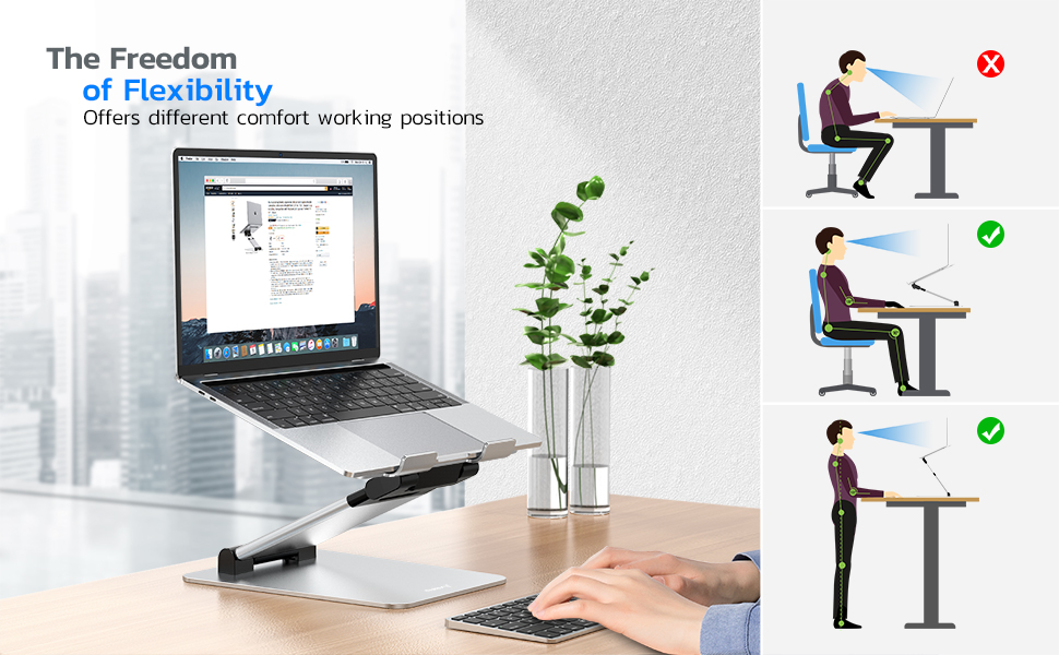 Ergonomic Sit to Stand Laptop