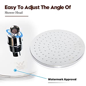 Easy to adjust the angle of shower head