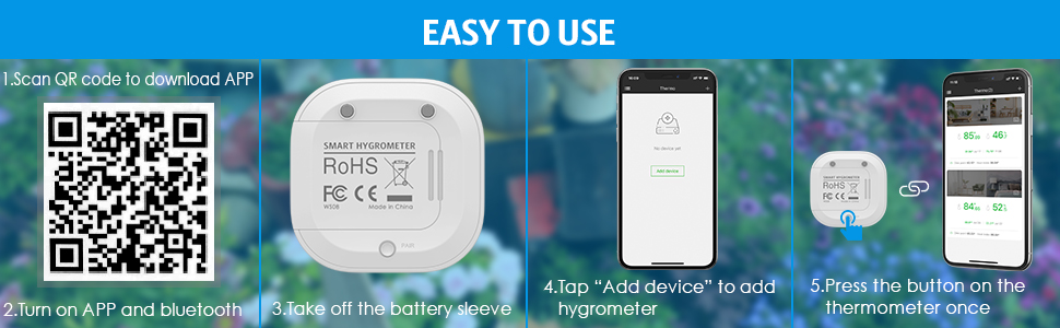 Wireless Thermometer Hygrometer