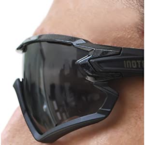 Bertoni Sport Sunglasses Cycling MTB Running Ski Golf with Optical Prescription Carrier mod. Quasar 