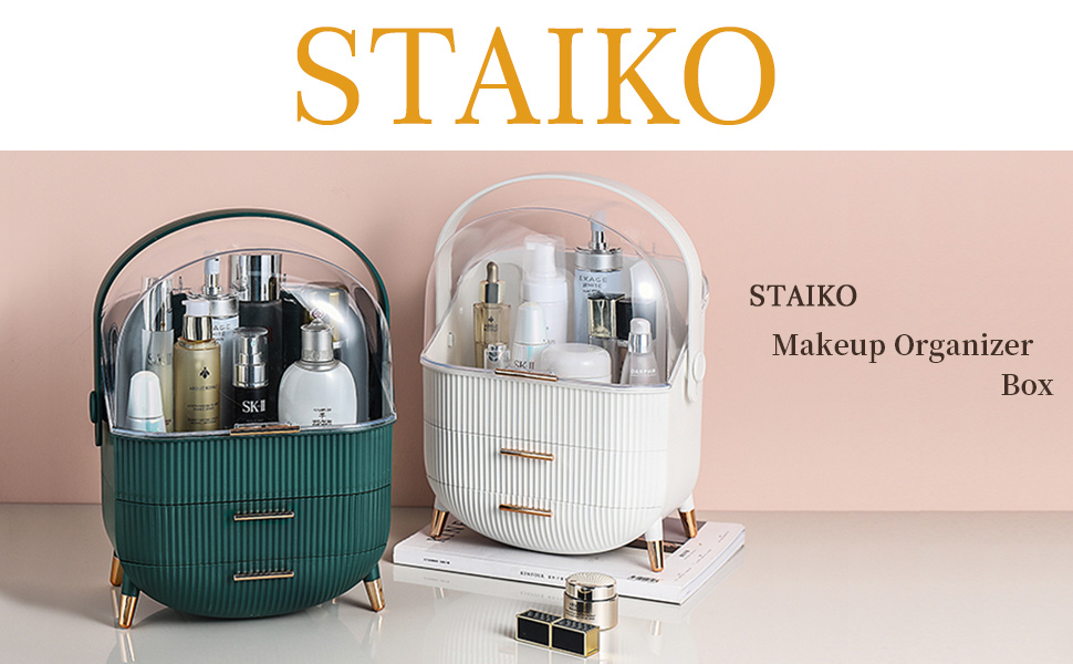 Staiko Makeup Organizer Box