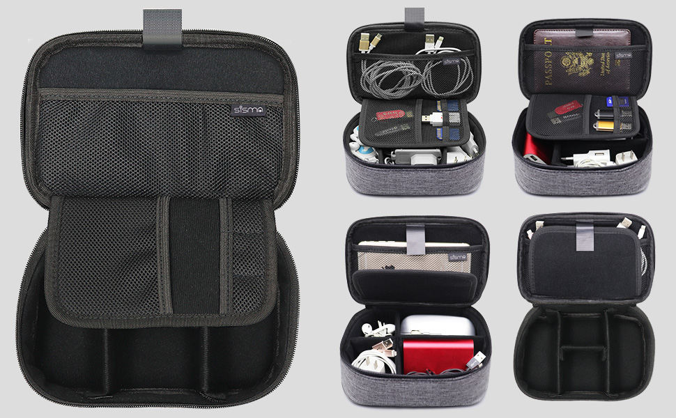 travel organiser home storage cord cable charger electronics phone accessories carrying bag