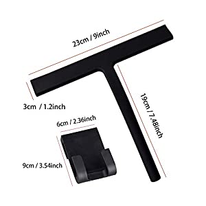 shower scraper cleaner large small indoor Household Cleaners outdoor long handle squeegee black