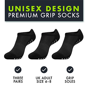 Adult Grip Socks Black