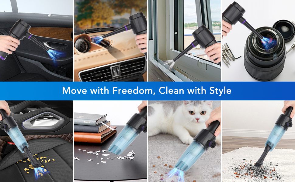 Cordless Air Duster & Vacuum 2-in-1