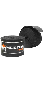 Meister ELITE 180&#34; Semi-Elastic Hand Wraps