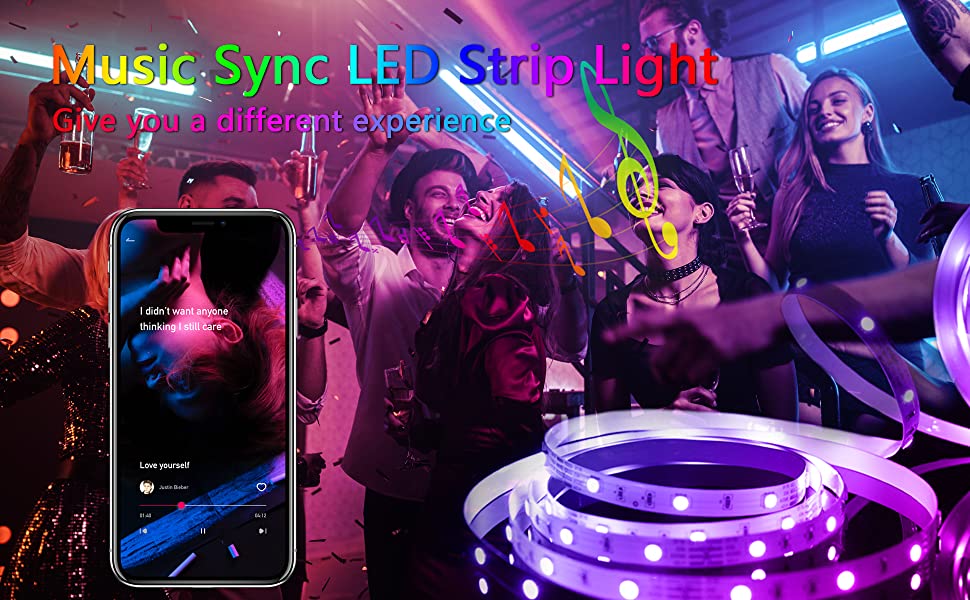 Music Sync LED Strip Light