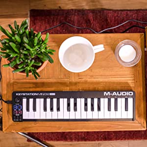 M-Audio Keystation Mini 32 MK3 | Ultra-Portable Mini USB MIDI Keyboard Controller 