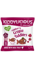  Kiddylicious Crispie Tiddlers Raspberry
