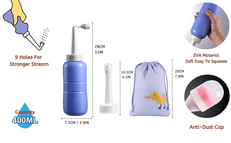 Baby Shower Gift Personal Hygiene Cleaner Baby Travel Bathing kit Travel Size Cleanser Travel Bidet