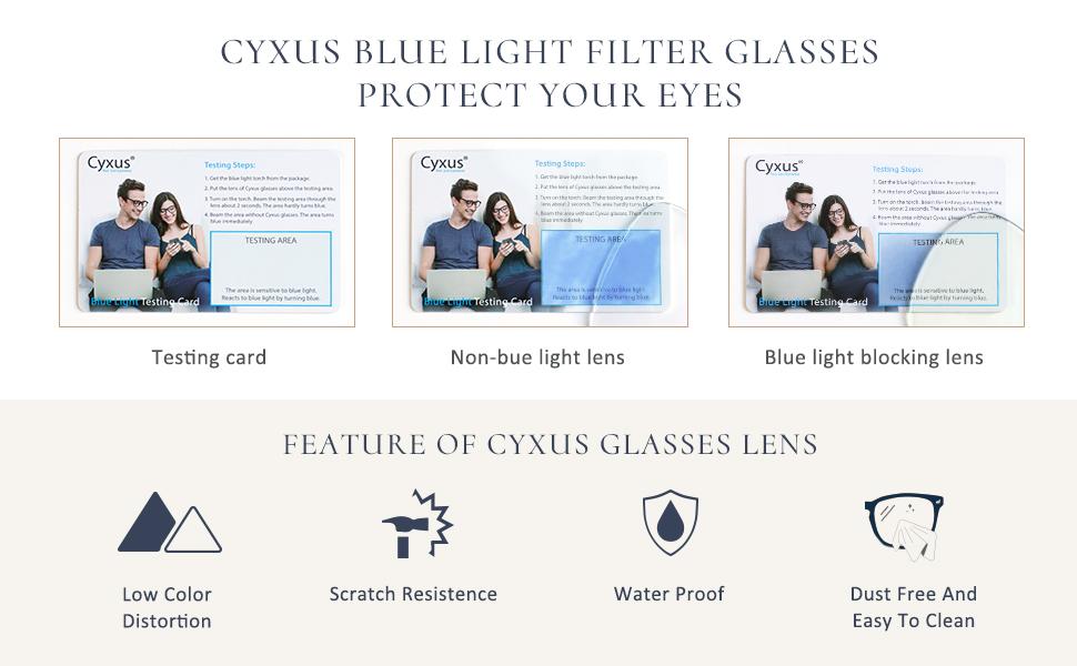 cyxus blue light glasses