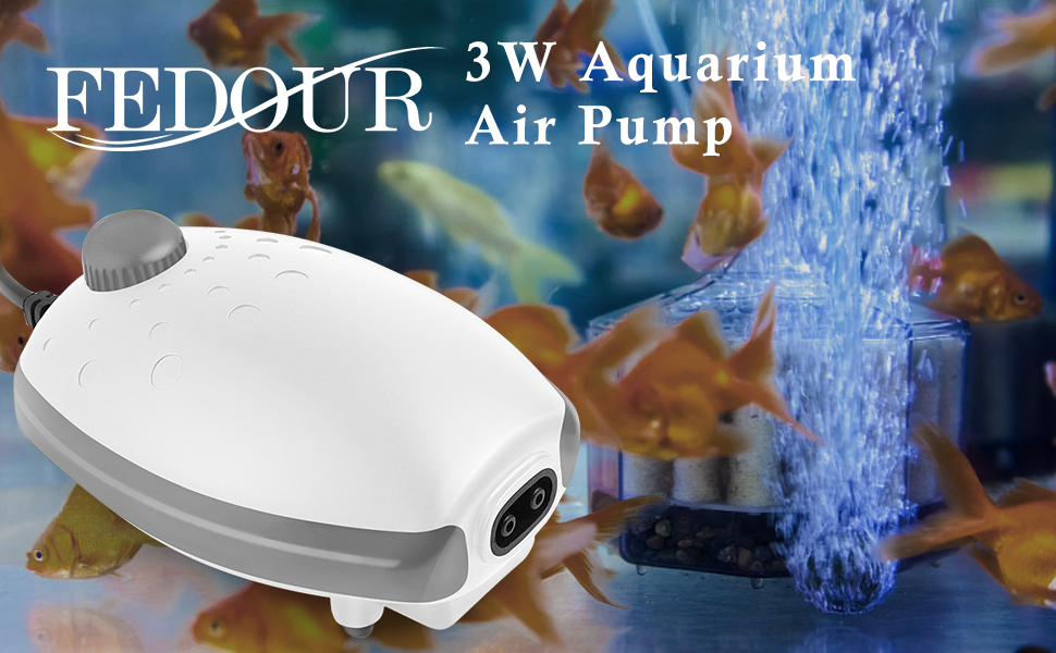 FEDOUR Aquarium Air Pump