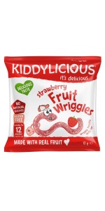  Kiddylicious Strawberry fruit Wriggles