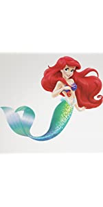 peel and stick wall decal, the little mermaid peel and stick wall decal