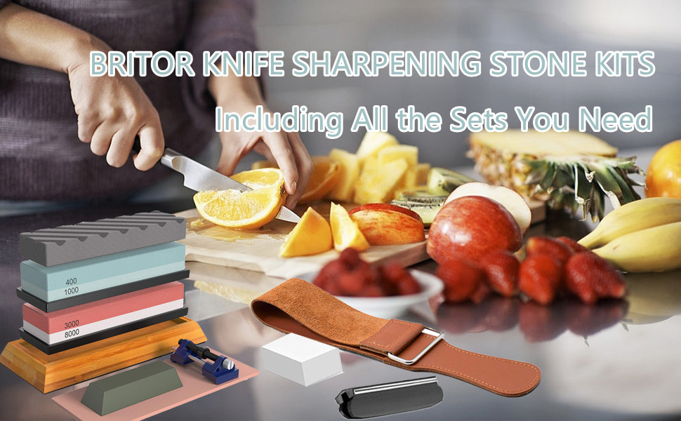 BRITOR Knife Sharpening Stone Kits