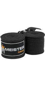 Meister 180&#34; Semi-Elastic Hand Wraps for Boxing &amp; MMA