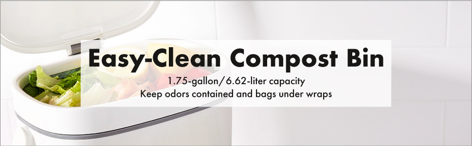 OXO Good Grips Easy-Clean Compost Bin - 1.75 GAL