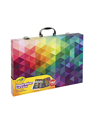 Crayola, Art, Case, Crayons, Pens, Markers, Pencils, Portable, Color, Draw, Carry, Travel, Rainbow