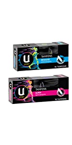 u by kotex, ubk, tampons, Tampons, tampons regular, tampons super, period protection, slim tampons