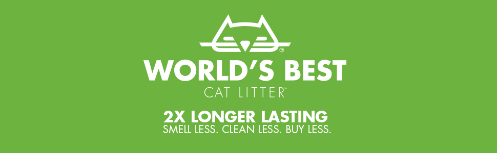 2x longer lasting Smell less. Clean less. Buy less.