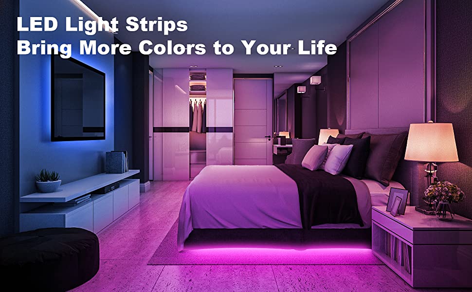 LED Light Strips for Bedroom