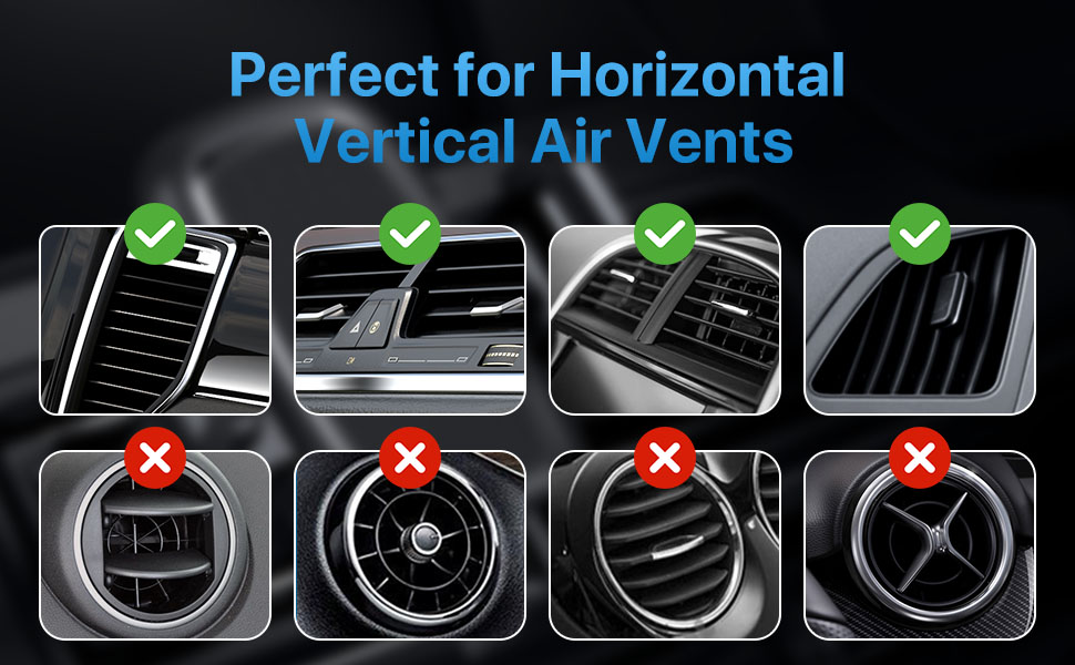 Perfect for Horizontal or Vertical Vents