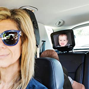 car mirror baby rear view