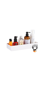 Adhesive Shower Caddy Bathroom Shelf Wall Organizer Floating Shelves Shampoo Holder for Shower