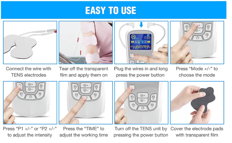 HOW TO USE THE TENS MACHINE