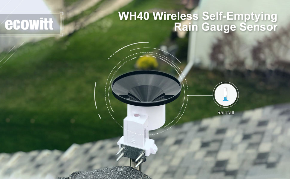 Ecowitt WH40 rain gauge sensor
