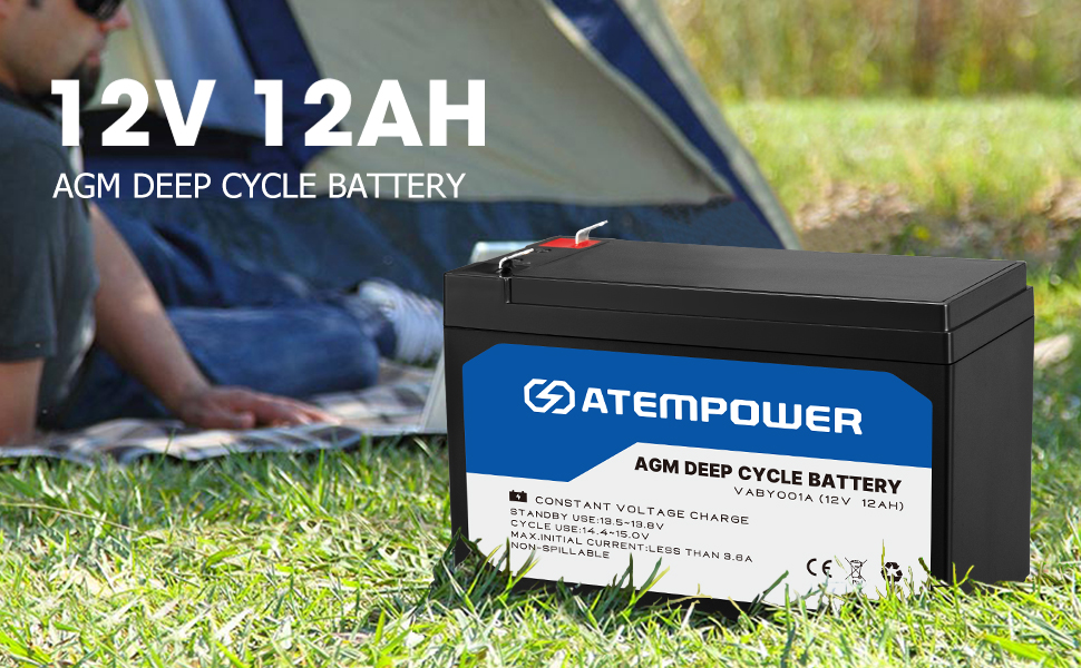 12ah agm deep cycle battery