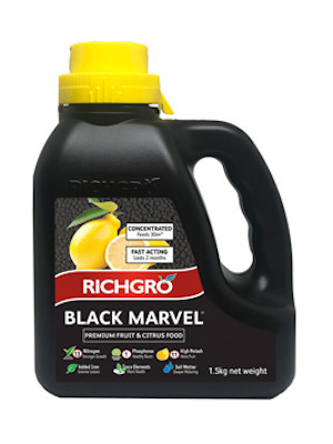 Richgro, Black Marvel, Fruit Fertiliser, Citrus Fertiliser, Fertiliser, Fertilizer