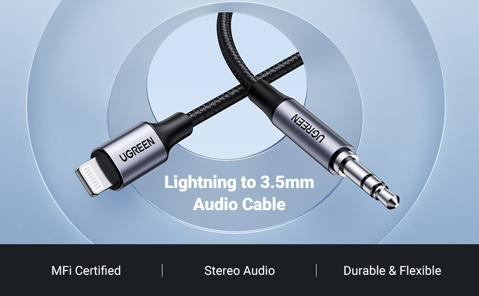 Lightning to 3.5mm Audio Cable