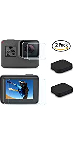  Hero 5/6/7 Black/ 2018 Screen Protector