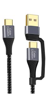 2-IN-1 USB C cable