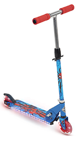 Huffy spider-man electro-light scooter