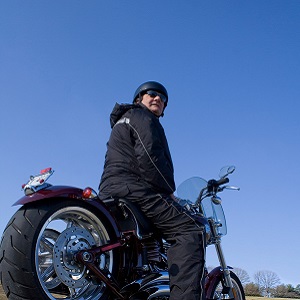 Man on motorcyle