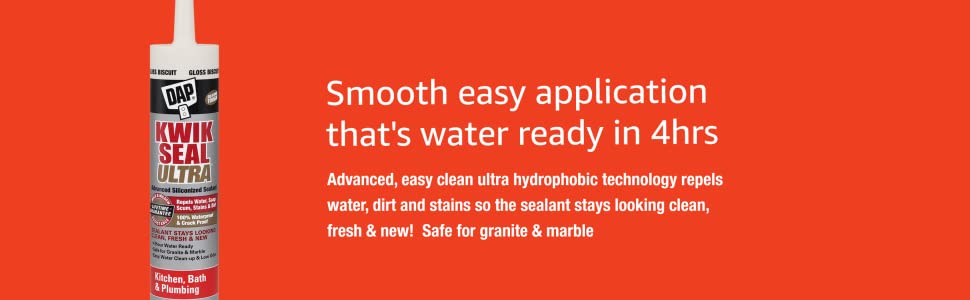 Smooth easy applications that's water ready in 4hrs