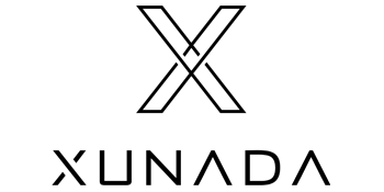 XUNADA logo with in black and white